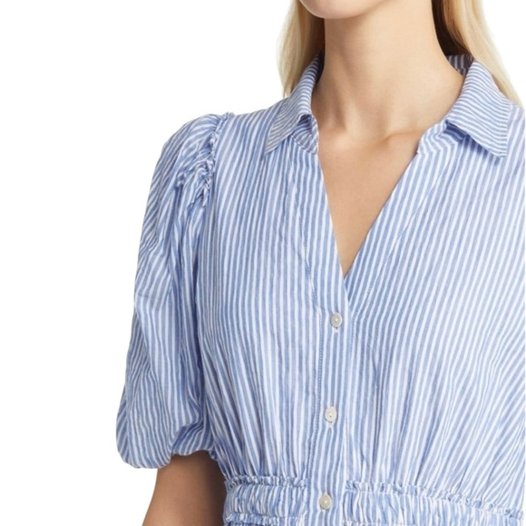 LILLY PULITZER Tassie Midi Dress Blue Style 013136 SZ 16 - Picture 5 of 15